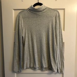 J Crew Heather Grey Tissue Turtleneck